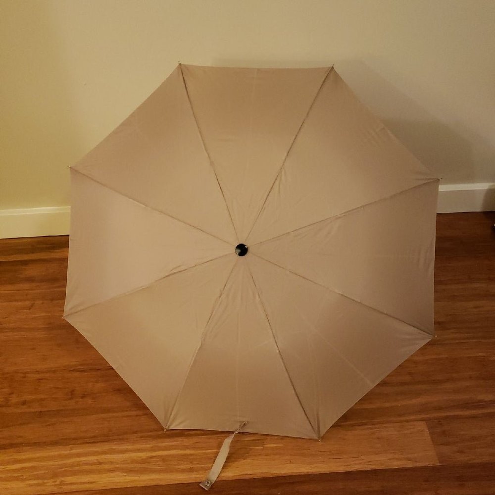 Tan umbrella